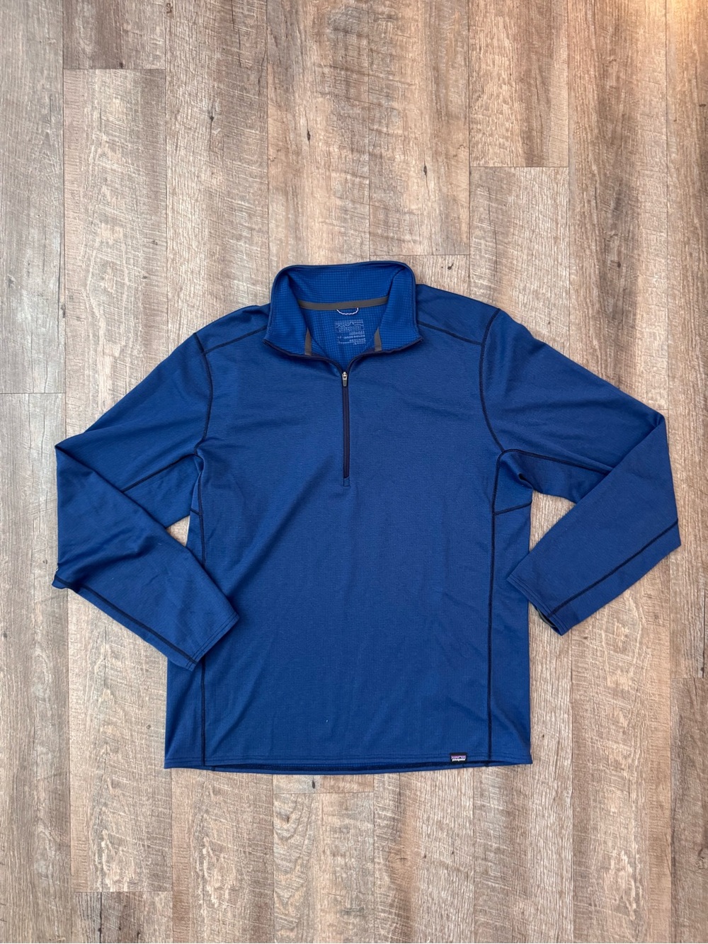 Patagonia Blue Lightweight Quarter-Zip Pullover